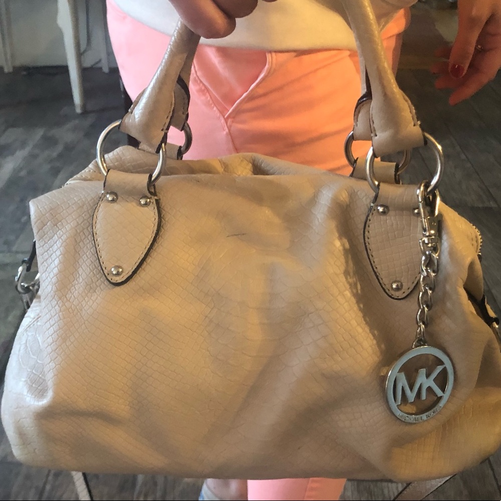 Leather MK purse